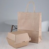 Fiesta Green Fiesta Compostable Kraft Burger Boxes Large 112mm (Pack of 150)
