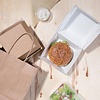 Fiesta Green Fiesta Kompostowalne Kraft Burger Pudełka Duże 112mm (150 szt.)