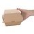Fiesta Green Fiesta Kompostowalne Kraft Burger Pudełka Duże 112mm (150 szt.)