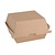 Fiesta Green Fiesta Kompostowalne Kraft Burger Pudełka Małe 105mm (200 szt.)