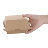 Fiesta Green Fiesta Kompostowalne Kraft Burger Pudełka Małe 105mm (200 szt.)