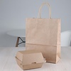 Fiesta Green Fiesta Compostable Kraft Burger Boxes Small 105mm (Pack of 200)
