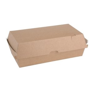 Fiesta Green Fiesta Compostable Kraft Food Boxes Large 204mm (Pack of 100)