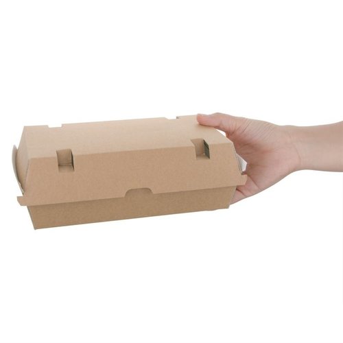 Fiesta Green Fiesta Compostable Kraft Food Boxes Large 204mm (Pack of 100) Fiesta Green Fiesta Compostable Kraft Food Boxes Large 204mm (Pack of 100)