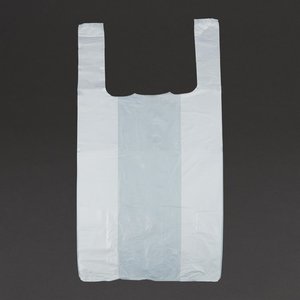 XXLselect Large White Carrier Bags (Pack of 1000) XXLselect Large White Carrier Bags (Pack of 1000)