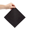 Fiesta Recyclable Dinner Napkin Black 40x40cm 2ply 1/4 Fold (Pack of 2000)