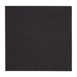 Fiesta Serwetki obiadowe 33x33 cm, 2 warstwowe, czarne (2000 szt.)