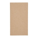 Fiesta Recyclable Recycled Lunch Napkin Kraft 33x33cm 2ply 1/8 Fold (Pack of 2000)
