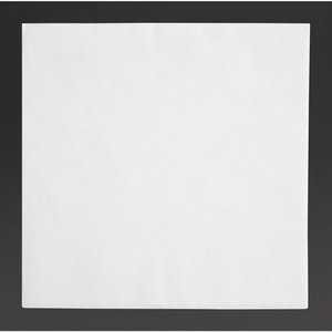 Fiesta Recyclable Dinner Napkin White 40x40cm 3ply 1/4 Fold (Pack of 1000) Fiesta Recyclable Dinner Napkin White 40x40cm 3ply 1/4 Fold (Pack of 1000)