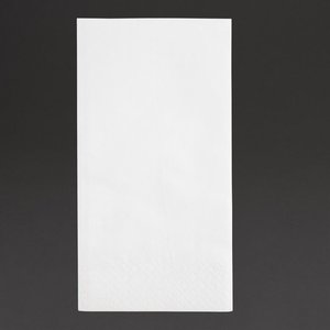 Fiesta Recyclable Lunch Napkin White 33x33cm 2ply 1/8 Fold (Pack of 2000) Fiesta Recyclable Lunch Napkin White 33x33cm 2ply 1/8 Fold (Pack of 2000)