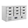 Polar Refrigeration  G-Series Refrigerated Counter with 9 Drawers 368Ltr