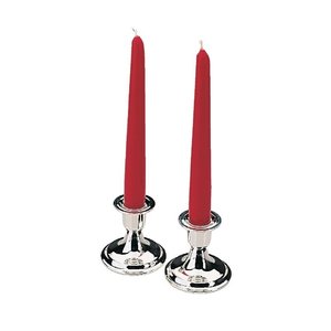 APS Silver Plated Candlestick Holders (Pack of 2)