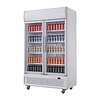 Polar Refrigeration  G-Series Upright Display Cooler with Light Box 950Ltr