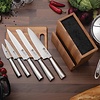 Vogue Tsuki Series 8 Prep Like A Pro 5-Piece Knife Set With Knife Block and Chopping Board