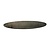 Topalit Round Table Top ø 700 mm, Brown Laminated Wood