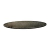 Topalit Round Table Top ø 800 mm, Brown Laminated Wood