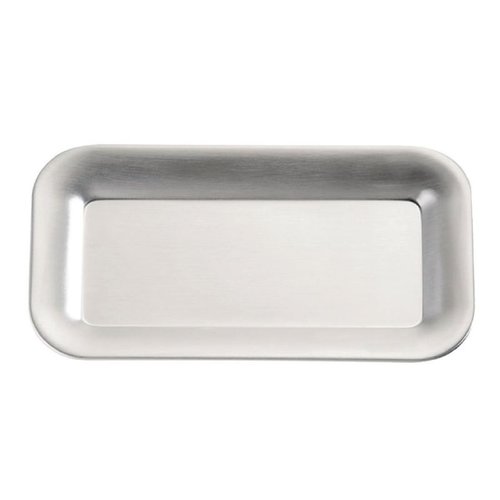 APS Stainless Steel Rectangular Serving Tray 200 x 110 mm APS Stainless Steel Rectangular Serving Tray 200 x 110 mm