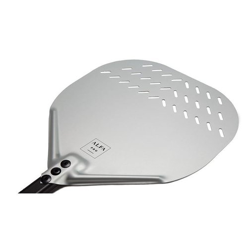 Alfa Forni Łopata do pizzy z aluminium, 1200 mm, prostokątna, czarna, perforowana Alfa Forni Łopata do pizzy z aluminium, 1200 mm, prostokątna, czarna, perforowana