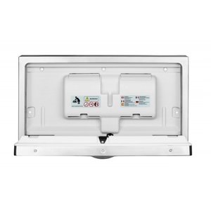 impeco WALL MOUNTED STAINLESS FRAME BABY CHANGER