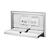 impeco RECESSED STAINLESS FRAME BABY CHANGER