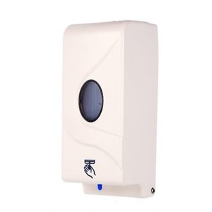 impeco Automatyczny dozownik na płyn lub żel dezynfekujący 0,8 L, 110 x 155 mm, biały