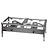 XXLselect Taboret gazowy dwupalnikowy, 18 kW