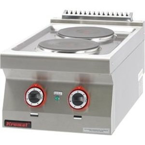 XXLselect Countertop Electric Cooker with 2 Round Hot Plates, 5,2 kW XXLselect Countertop Electric Cooker with 2 Round Hot Plates, 5,2 kW
