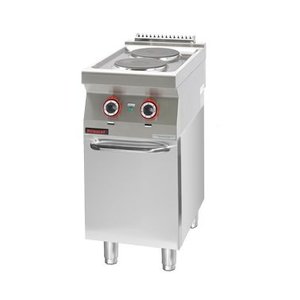 XXLselect Electric Cooker with 2 Hot Plates on a Closed Gabinet Base, 5,2 kW XXLselect Electric Cooker with 2 Hot Plates on a Closed Gabinet Base, 5,2 kW
