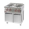 XXLselect Electric Cooker with 4 Cooking Plates on a Closed Cabinet Base, 10,4 kW XXLselect Electric Cooker with 4 Cooking Plates on a Closed Cabinet Base, 10,4 kW
