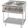 XXLselect Electric Cooker with 4 Hotplates on a Skeleton Base, 10,4 kW XXLselect Electric Cooker with 4 Hotplates on a Skeleton Base, 10,4 kW