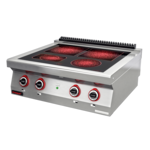 XXLselect Countertop Ceramic Electric Cooker with 4 Heating Zones, 12,1 kW XXLselect Countertop Ceramic Electric Cooker with 4 Heating Zones, 12,1 kW