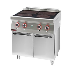 XXLselect Ceramic Electric Cooker with 4 Heating Zones on a Closed Gabinet Base, 12,1 kW XXLselect Ceramic Electric Cooker with 4 Heating Zones on a Closed Gabinet Base, 12,1 kW