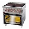 XXLselect Ceramic Electric Cooker with 4 Heating Zones and Electric Oven GN 2/1, 18,6 kW XXLselect Ceramic Electric Cooker with 4 Heating Zones and Electric Oven GN 2/1, 18,6 kW