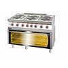 XXLselect Electric Cooker with 6 Hot Plates and an Electric Oven GN 1/1, 24 kW XXLselect Electric Cooker with 6 Hot Plates and an Electric Oven GN 1/1, 24 kW