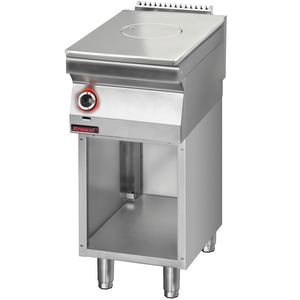 XXLselect Gas Cooker with 1 Hot Plate on Open Cabinet Base, 4,5 kW XXLselect Gas Cooker with 1 Hot Plate on Open Cabinet Base, 4,5 kW