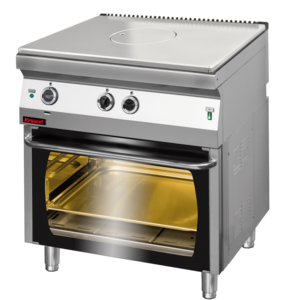 XXLselect Gas Cooker with 1 Hot Plate and Gas Oven GN 2/1, 14,5 kW XXLselect Gas Cooker with 1 Hot Plate and Gas Oven GN 2/1, 14,5 kW