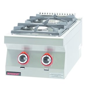 XXLselect Countertop Gas Cooker with 2 Burners, 12 kW XXLselect Countertop Gas Cooker with 2 Burners, 12 kW