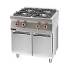 XXLselect Gas Cooker with 4 Burners on a Closed Gabinet Base, 24 kW XXLselect Gas Cooker with 4 Burners on a Closed Gabinet Base, 24 kW