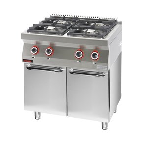 XXLselect Gas Cooker with 4 Burners on a Closed Gabinet Base, 24 kW XXLselect Gas Cooker with 4 Burners on a Closed Gabinet Base, 24 kW