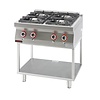 XXLselect Gas Cooker with 4 Burners on a Skeleton Base, 24 kW XXLselect Gas Cooker with 4 Burners on a Skeleton Base, 24 kW
