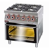 XXLselect Gas Cooker with 4 Burners and Electric Oven GN 2/1, 30,5 kW XXLselect Gas Cooker with 4 Burners and Electric Oven GN 2/1, 30,5 kW