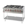 XXLselect Gas Cooker with 6 Burners on a Skeleton Base, 36 kW XXLselect Gas Cooker with 6 Burners on a Skeleton Base, 36 kW