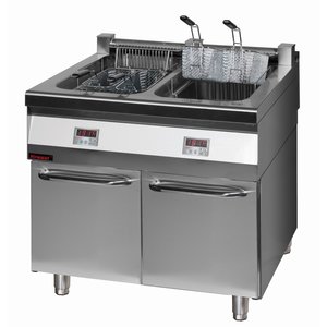 XXLselect 2-Tank Electric Fryer 2 x 23 L, 27 kW XXLselect 2-Tank Electric Fryer 2 x 23 L, 27 kW