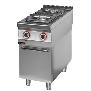 XXLselect Kuchnia gazowa wolnostojąca z 2 palnikami, 12 kW XXLselect Kuchnia gazowa wolnostojąca z 2 palnikami, 12 kW