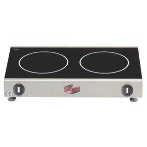 Neumarker Countertop Ceramic Electric Cooker with 2 Heating Zones, 3,4 kW Neumarker Countertop Ceramic Electric Cooker with 2 Heating Zones, 3,4 kW