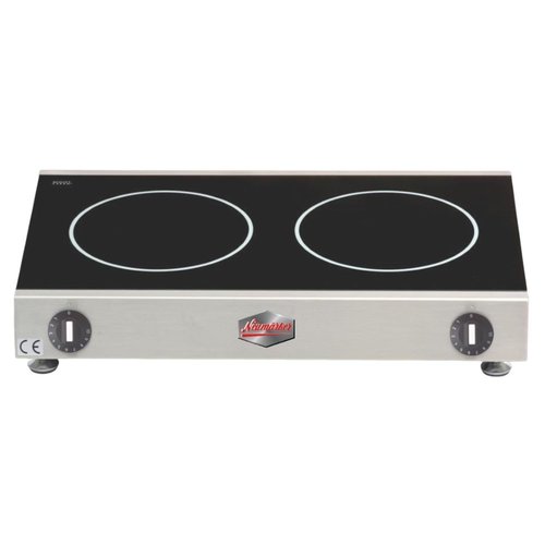 Neumarker Countertop Ceramic Electric Cooker with 2 Heating Zones, 3,4 kW Neumarker Countertop Ceramic Electric Cooker with 2 Heating Zones, 3,4 kW