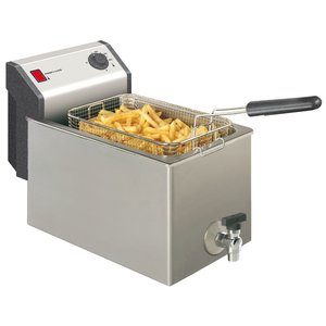 Neumarker Countertop Electric Fryer 8 L, 3,3 kW with Drain Tap