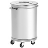 Neumarker 56 L Round Stainless Steel Waste Bin, Lift Lid, 56 L Neumarker 56 L Round Stainless Steel Waste Bin, Lift Lid, 56 L