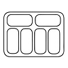 Resto Quality Dystrybutor do lodów RQ0125 | 6x5l Resto Quality Dystrybutor do lodów RQ0125 | 6x5l