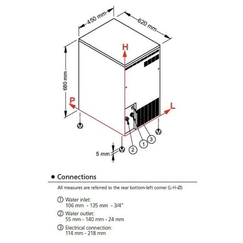 Resto Quality Łuskarka Frozen Snow 60kg/24h | SLF130 Resto Quality Łuskarka Frozen Snow 60kg/24h | SLF130